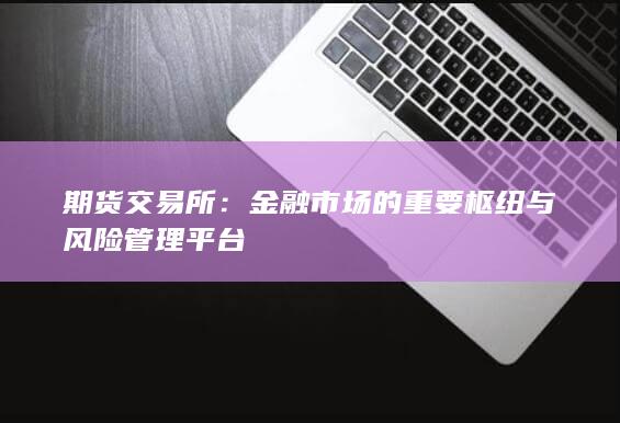 金融市場的重要樞紐與風險管理平臺